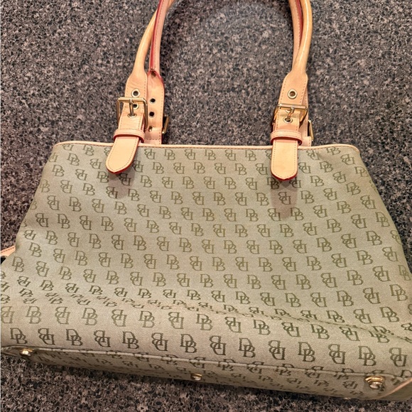Dooney & Bourke Handbags - Dooney & Bourke Olive Monogram Shoulder Bag